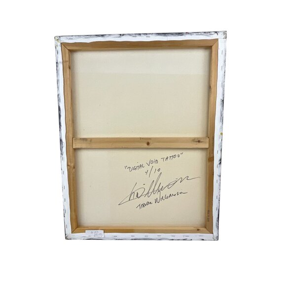 Trevor Williamson "Digital Void Tattoo" Limited Edition Canvas Abstract Art - Picture 2 of 13